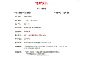 2021年1号台风“杜鹃”生成了图片