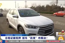 合格证被抵押！潍坊一市民购买比亚迪新车迟迟挂不上牌图片