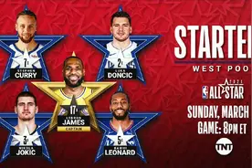 NBA公布全明星赛首发：詹皇杜兰特领衔，东契奇挤掉利拉德图片