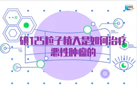 「健康解码·大医论道」李闻：碘125粒子植入是如何治疗恶性肿瘤的？图片