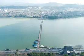 赣州这座八百多年的浮桥，你和谁一起走过？图片