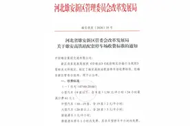 雄安高铁站配套停车场4月起收费 标准现公布图片