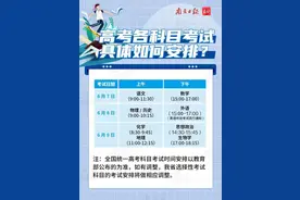 全国高考时间公布，广东不一样图片