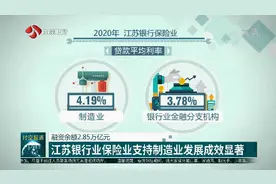 融资余额2.85万亿元！江苏银行业保险业支持制造业发展成效显著视频封面
