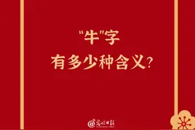 牛字有多少种含义？图片