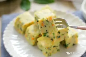 土豆蔬菜蒸糕「宝宝辅食」图片