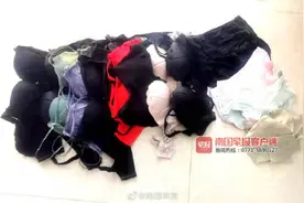 贵港一男子盗窃20多件内衣裤藏在衣柜里图片