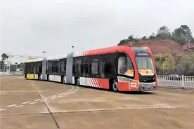 新区智轨1号线预计7月通车试运行图片