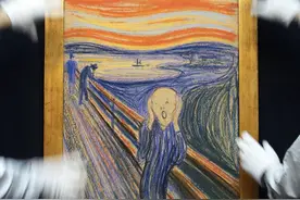 恶意涂鸦？名画《呐喊》暗藏留言出自画家本人图片