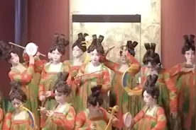 《唐宫夜宴》14名小姐姐进入河南博物院，拍摄现场版视频封面