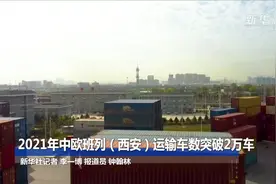 2021年中欧班列（西安）运输车数突破2万车视频封面