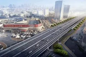 青岛市区这座高架开建 辽阳西路要这么走……图片