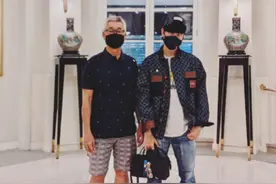 关系好！林俊杰晒父子合照 调皮称呼爸爸“兄弟”图片