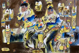 以笔绘心、以画传情，青浦区教育系统“民族一家亲”绘画作品展来啦图片