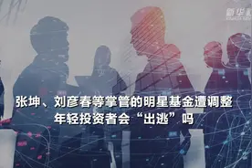 张坤、刘彦春等掌管的明星基金遭调整，年轻投资者会“出逃”吗？