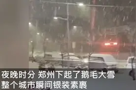 罕见！郑州出现“雷打雪”，气象局“粗暴”解释：吃火锅喝冰汽水图片