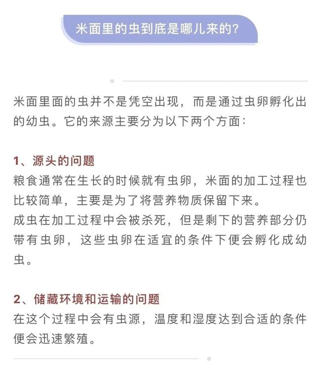 米虫有毒吗（家里的米面为啥凭空出现小虫）