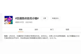 双合规率倒数第一！被交通部点名的花小猪是谁？图片