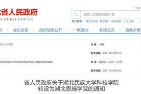 正式通知​！湖北迎来2所“新”高校图片