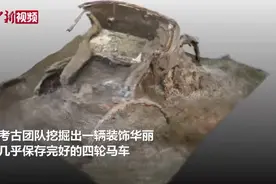意大利庞贝古城出土一辆装饰华丽的四轮马车视频封面