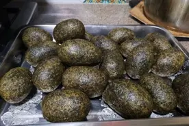 炸艾糍你这么做，保证你吃一次想十次图片