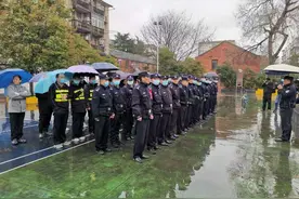 合肥花冲派出所联合街道开展社会治安问题重点区域整治行动图片