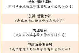 最新排名！武汉年度“最优”“最差”的小区物业名单公布图片