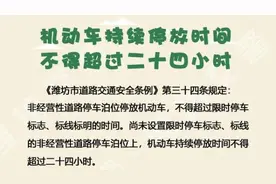 潍坊：免费公用泊位上停车不得超24小时视频封面