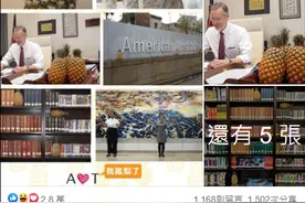 “你今天凤梨了吗？”美在台协会摆“菠萝阵”图片