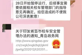 壹点观察｜青岛义务教育公校校车运行十年被叫停！该不该一刀切？图片