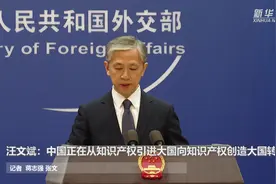 汪文斌：中国正在从知识产权引进大国向知识产权创造大国转变视频封面