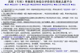 山东考生，今日起单招、综招填报志愿，操作说明看这里图片