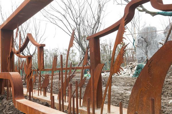 崇明花博会福建展园主体工程完工