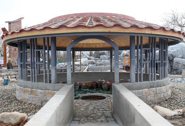 崇明花博会福建展园主体工程完工