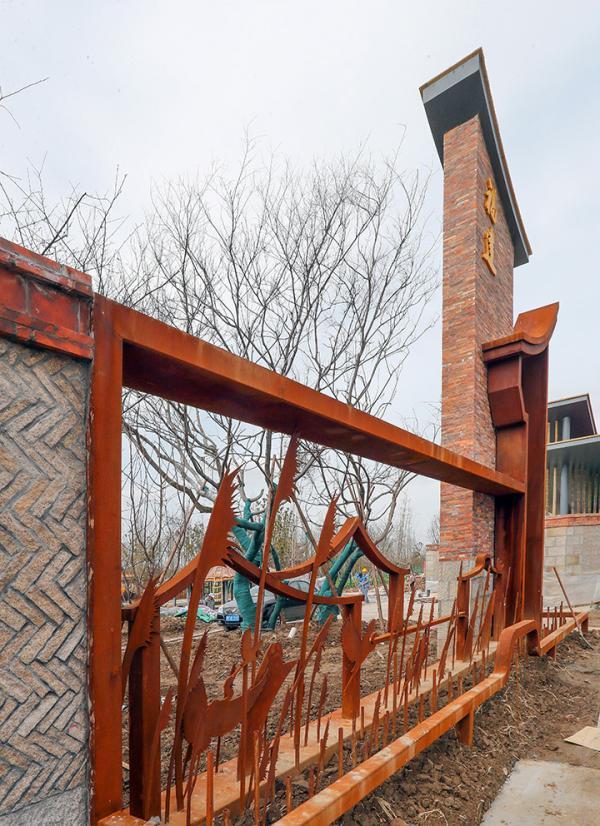 崇明花博会福建展园主体工程完工