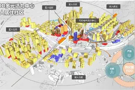 重庆首个轨道交通TOD项目 四公里站TOD综合开发区项目控规方案进入公示图片