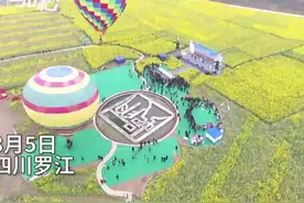 30秒丨花开天府美，“五色油菜花”绽放在德阳罗江乡间视频封面