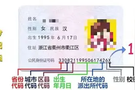 涨知识！今天才知道，身份证的后4位数是这个意思…图片