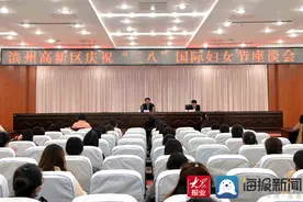 滨州高新区召开庆祝“三八”国际劳动妇女节座谈会图片