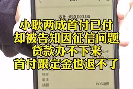 征信“出状况”！男子买房首付后遇“怪事”！网友炸锅……图片