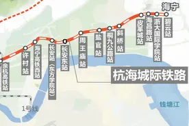 杭海城铁票制票价与杭州地铁一致！下沙至海宁长安城铁预计2026年建成图片
