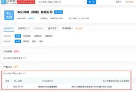 海南本山传媒公司新增注销备案图片