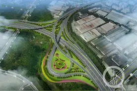 最复杂的市政道路项目 李家沱复线桥南引道工程正式进场施工图片