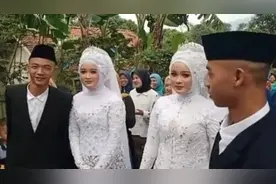 印尼双胞胎兄弟娶双胞胎姐妹 四人经常认错对方图片