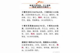 春游专列来了！今起，荆州可直达襄阳、十堰图片