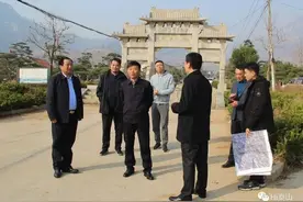 泰山景区党工委书记亓利群到大津口乡调研指导重点项目建设图片