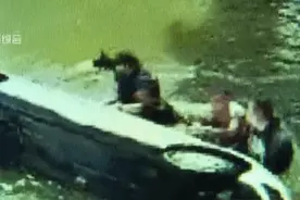 上海一驾校教练驾车坠河身亡 目击者：像箭一样冲过去图片