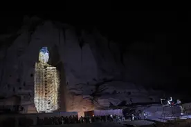 巴米扬大佛被毁20周年，当地人用3D重现旧日辉煌图片