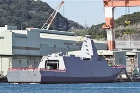 日本新型护卫舰下水引关注图片