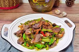#白色情人节限定美味#米饭杀手～爆炒鸭胗图片
